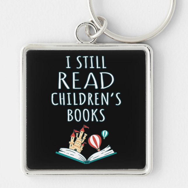 Chaveiro Eu ainda leio livros infantis II (Frente)