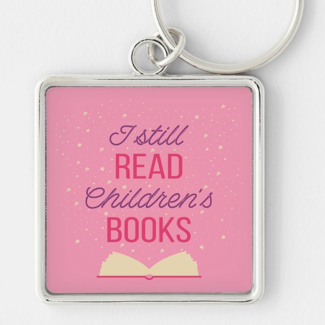 Chaveiro Eu ainda leio livros infantis III (Frente)