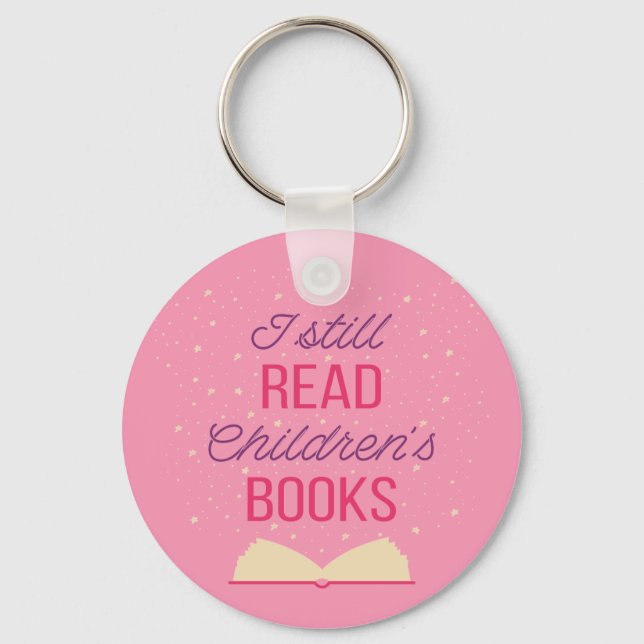 Chaveiro Eu ainda leio livros infantis III (Frente)