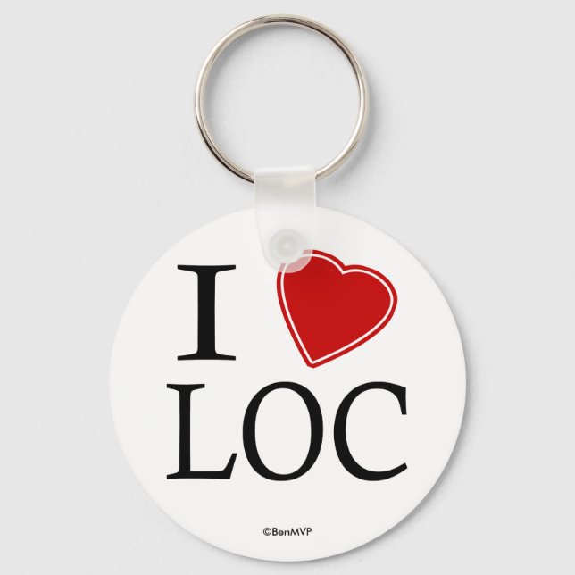 Chaveiro Eu Amo (Frente)