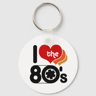 Chaveiro Eu amo a anos 80