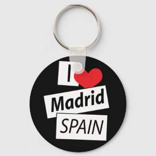 Chaveiro Eu amo a Espanha de Madrid