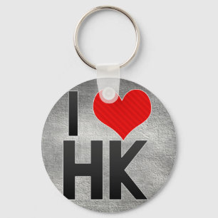 Chaveiro Eu amo a HK