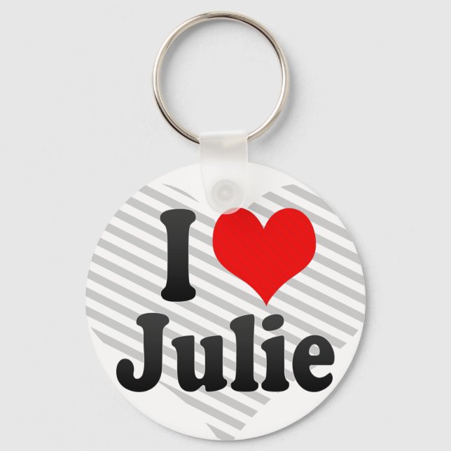 Chaveiro Eu amo a Julie (Frente)