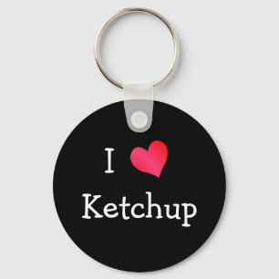 Chaveiro Eu amo a ketchup