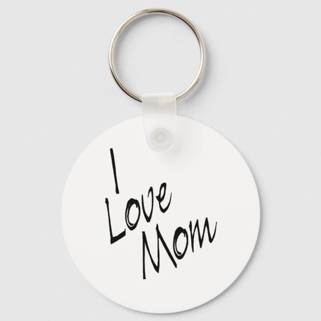 Chaveiro Eu amo a mãe (Frente)