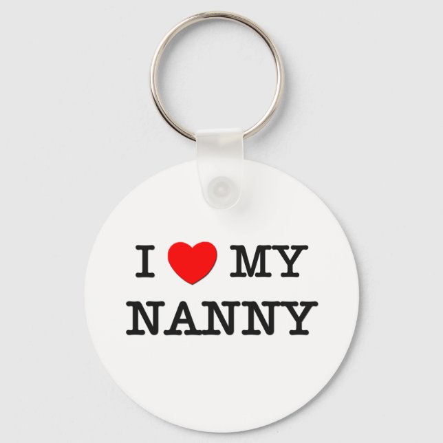 Chaveiro Eu Amo A Minha NANNY (Frente)