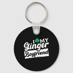 Chaveiro Eu Amo A Minha Rua De Shamrock Namorado Redhead De