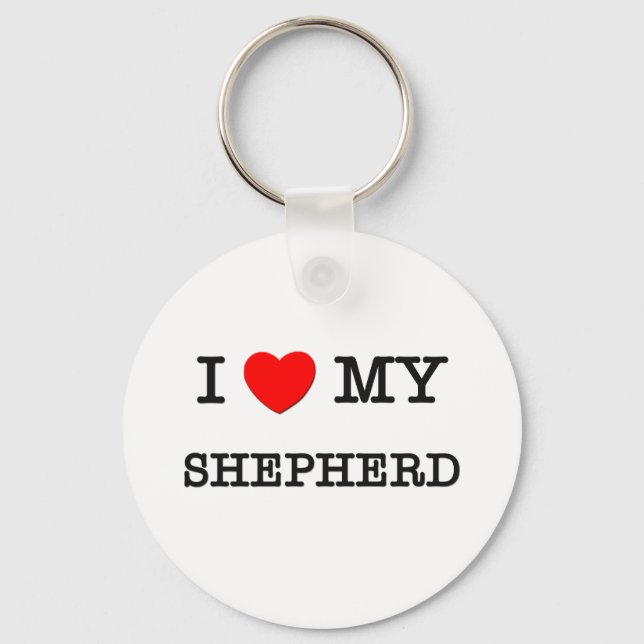 Chaveiro Eu Amo A Minha SHEPHERD (Frente)