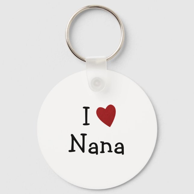 Chaveiro Eu Amo A Nana (Frente)