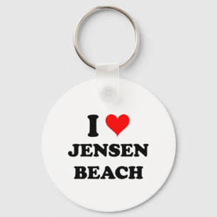 Chaveiro Eu amo a praia Florida de Jensen
