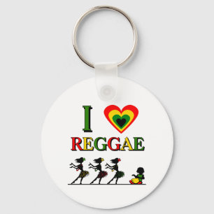 Chaveiro Eu amo a reggae