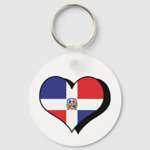 Chaveiro Eu Amo A República Dominicana Pingente de Chaves