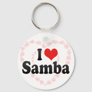 Chaveiro Eu amo a samba