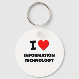 Chaveiro Eu amo a tecnologia da informação