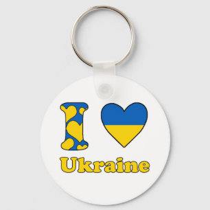 Chaveiro Eu amo a Ucrânia