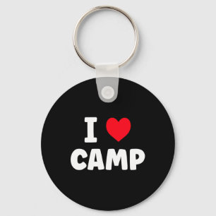 Chaveiro Eu Amo Acampamento de Verão Glamping 