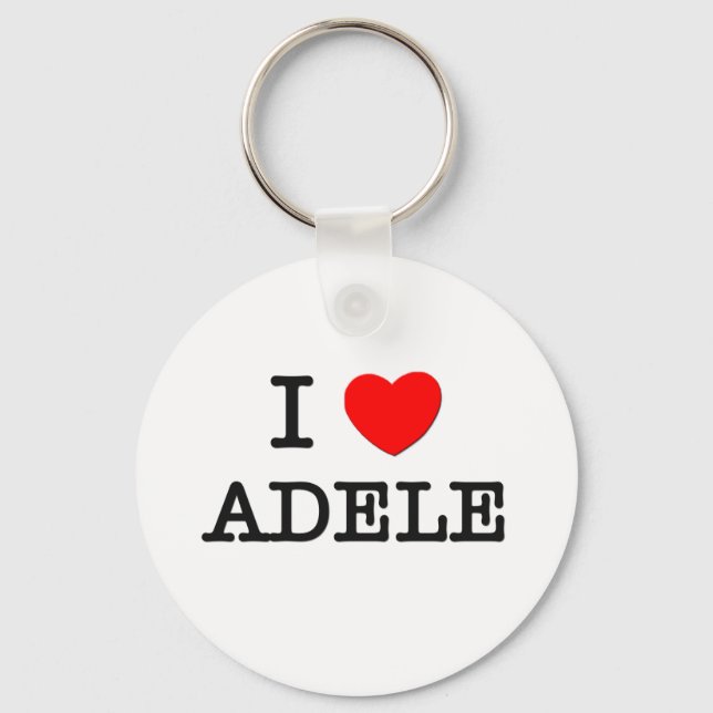 Chaveiro Eu Amo Adele (Frente)