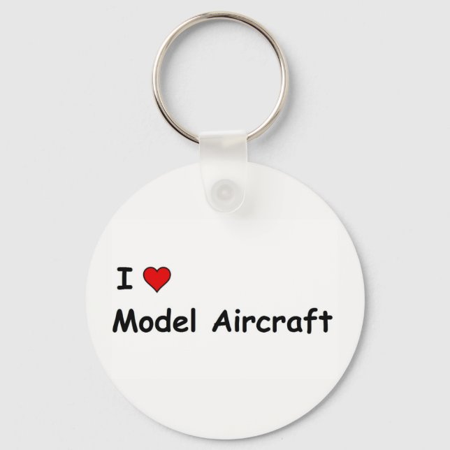 Chaveiro Eu Amo Aeronaves Modelo (Frente)