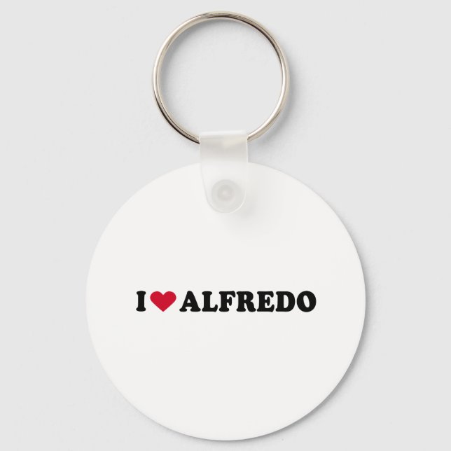 CHAVEIRO EU AMO ALFREDO (Frente)
