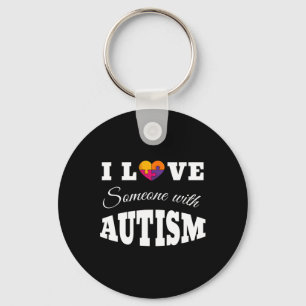 Chaveiro Eu Amo Alguém Com Autismo