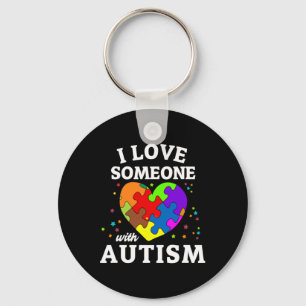 Chaveiro Eu Amo Alguém Com Autismo