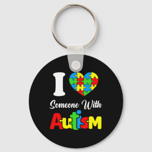 Chaveiro Eu Amo Alguém Com Autismo Eu Amo Autista Abril 