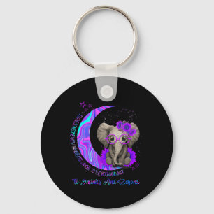 Chaveiro Eu Amo Alguém Com Câncer de pâncreas À Lua