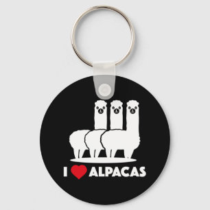 Chaveiro Eu Amo Alpacas