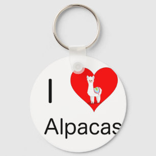 Chaveiro Eu amo alpacas