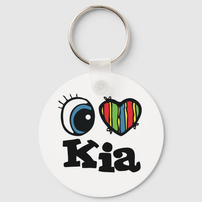 Chaveiro Eu Amo (Amo) Kia (Frente)