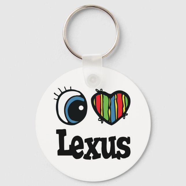 Chaveiro Eu Amo (Amo) Lexus (Frente)