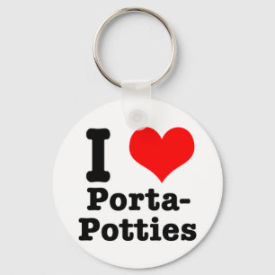 Chaveiro EU AMO (AMOR) porta potties