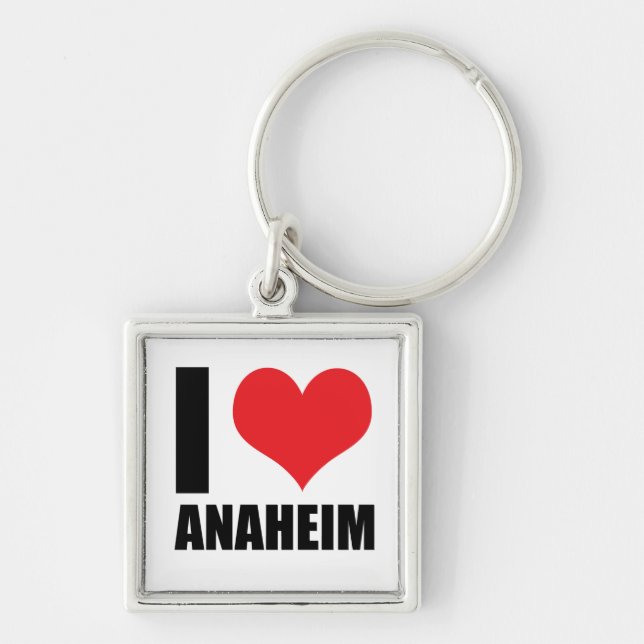 Chaveiro Eu amo Anaheim (Frente)