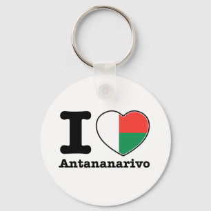Chaveiro Eu amo Antananarivo