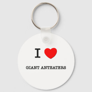 Chaveiro Eu amo ANTEATERS GIGANTES