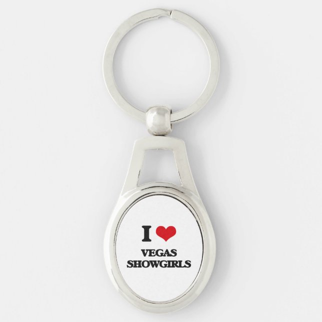 Chaveiro Eu amo artistas de Vegas (Frente)