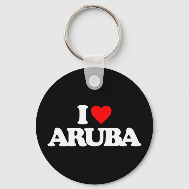 CHAVEIRO EU AMO ARUBA (Frente)