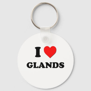 Chaveiro Eu amo as glândulas