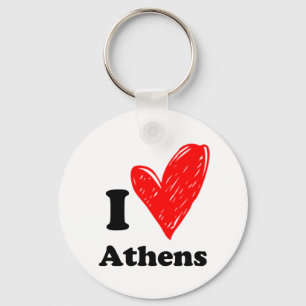 Chaveiro Eu amo Atenas