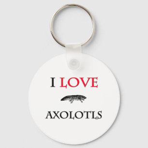 Chaveiro Eu amo Axolotls
