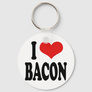Chaveiro Eu Amo Bacon