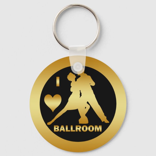 CHAVEIRO EU AMO BALLROOM (Frente)