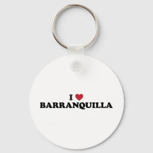 Chaveiro Eu amo Barranquilla Colômbia