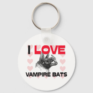 Chaveiro Eu amo bastões de vampiro