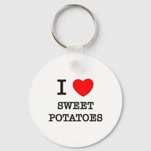 Chaveiro Eu amo batatas doces