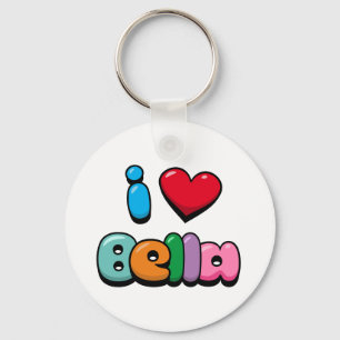 Chaveiro Eu Amo Bella