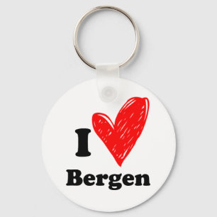 Chaveiro Eu amo Bergen