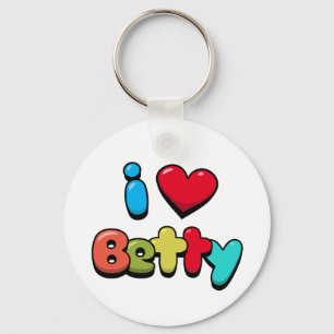 Chaveiro Eu Amo Betty