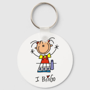Chaveiro Eu Amo Bingo